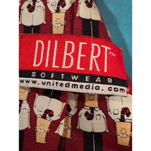 Vintage Dilbert 100% Silk Tie –‎ Made in USA - Picture 2 of 6
